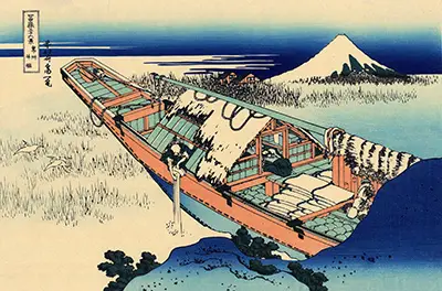 Ushibori in Hitachi Province Hokusai